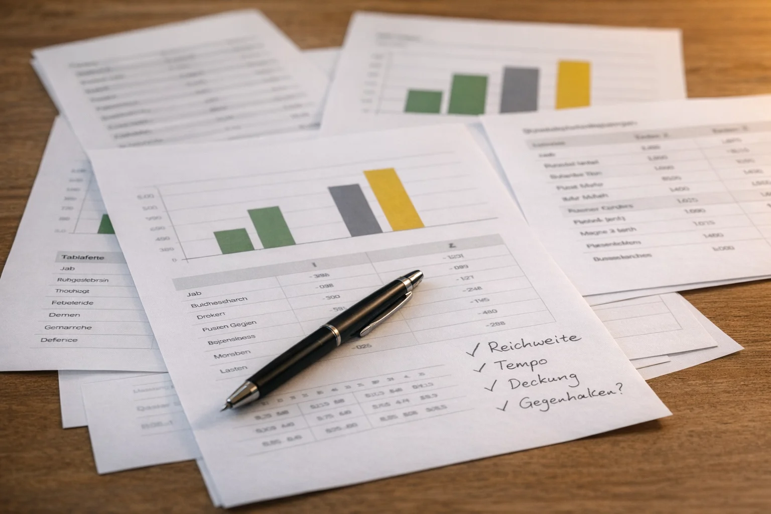 Detaillierte Boxer-Statistiken und Kampfbilanzen auf Dokumenten